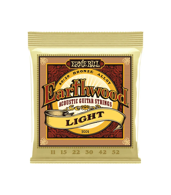 Pack de 3 jeux de Cordes pour Guitare Folk Ernie Ball 3004 Light 11-15-22w-30-42-52