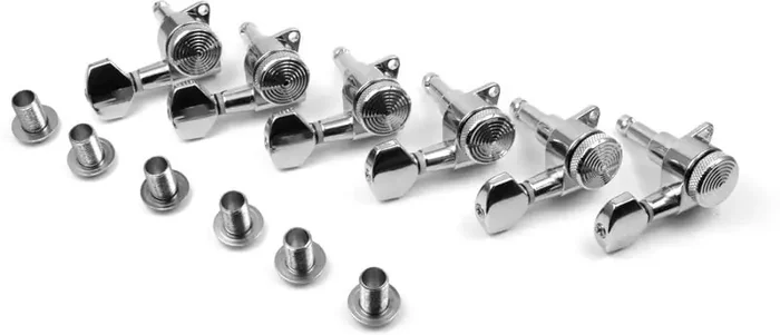 Partsland J07LKJ-CR-R6 Chrome Mécanique pour guitare