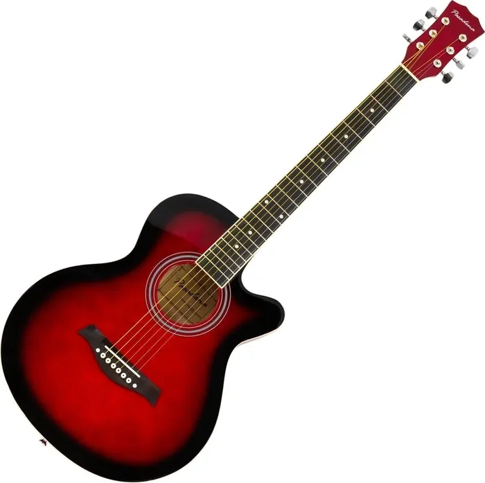 Pasadena SG026C-38 Red Sunburst Guitare acoustique Jumbo