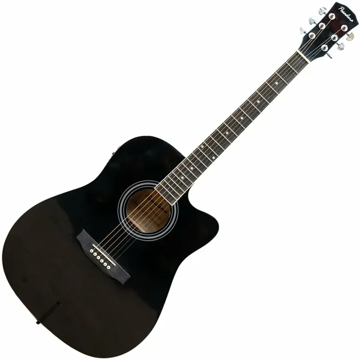 Pasadena SG028CE Black Guitare Dreadnought acoustique-électrique