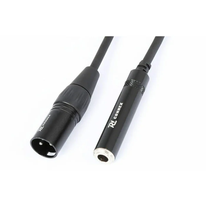 PD Connex Câble Audio Cordon Convertisseur XLR Mâle – 6,3m Jack Femelle – 0,15m