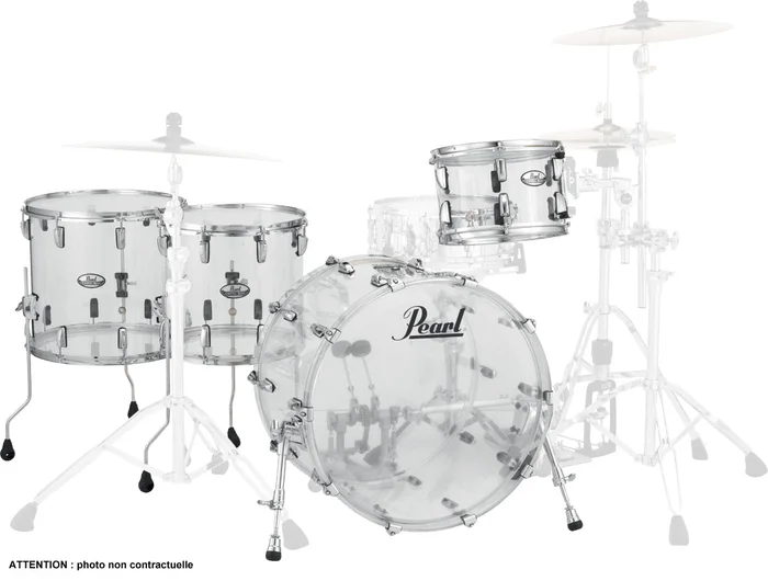 Pearl Drums Crystal Beat Rock 22 – Ultra Clear