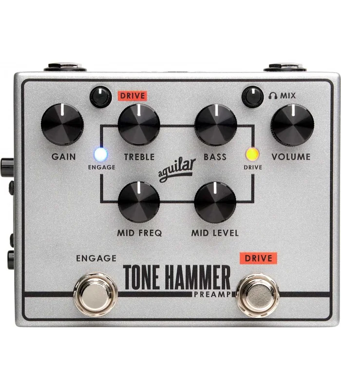 Pédale d&rsquo;Effet AGUILAR – THPREPEDAL – Standard – Tone Hammer Preamp DI