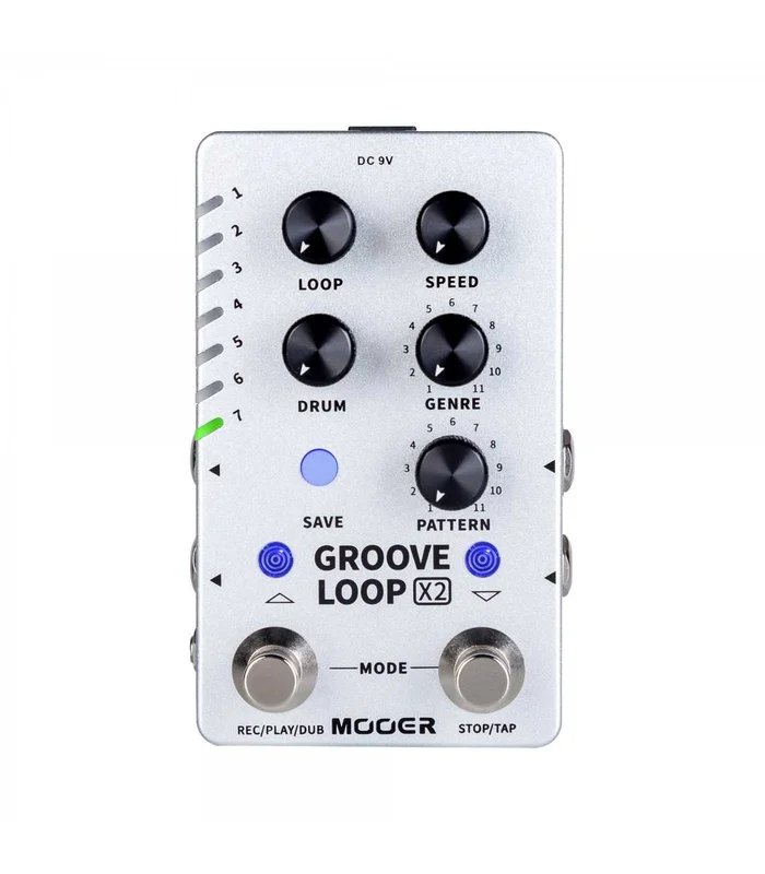 Pédale d&rsquo;Effet MOOER GROOVE LOOP X2