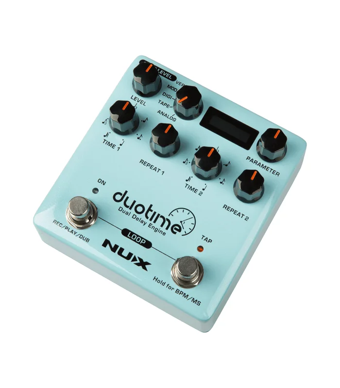 Pédale d’Effet NUX – DUOTIME – Délay stéréo et looper – Image 3