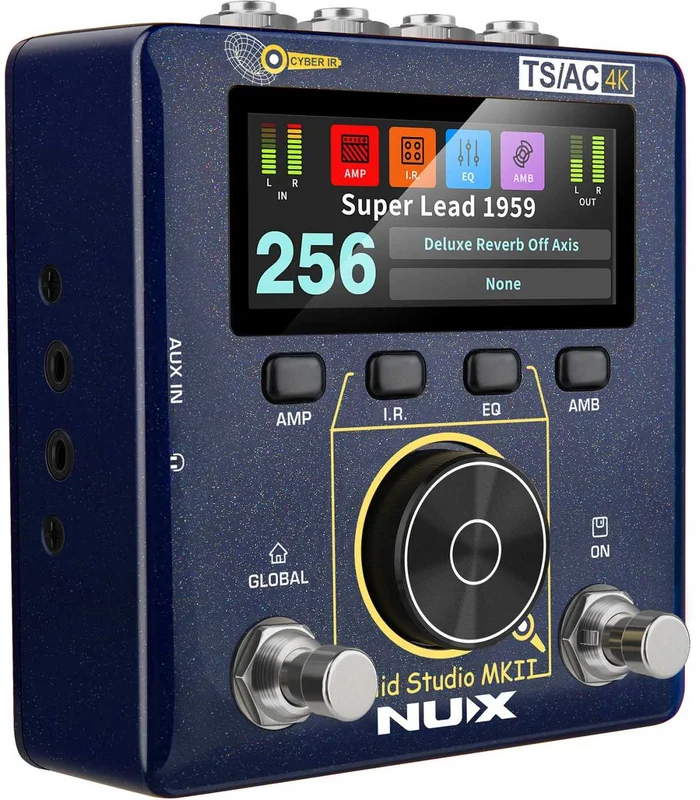 Pédale d&rsquo;Effet NUX – SOLIDSTUDIO-MKII – Simulateur d&rsquo;ampli de puissance et d&rsquo;IR
