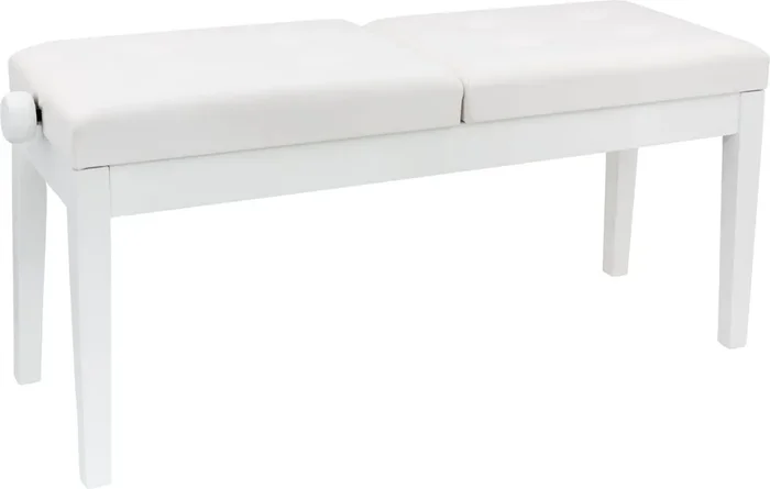 Pianonova HY-PJ022 Banc de piano double White Matt