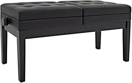 Pianonova HY-PJ026 Banc de piano double Black Gloss