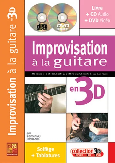Play Music Publishing Devignac Emmanuel – Improvisation A La Guitare En 3D CD + DVD