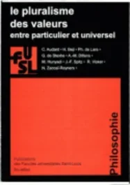 PLURALISME DES VALEURS – ENTRE PARTICULIER ET UNIVERSEL