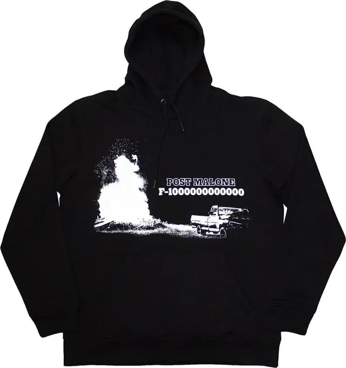 Post Malone Hoodie Truck Unisex Black S