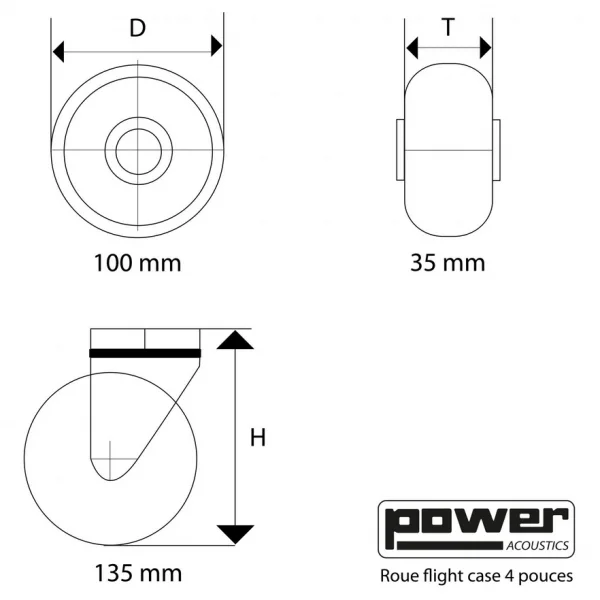 Power Acoustics – Accessoires ROUE 4 – Image 3