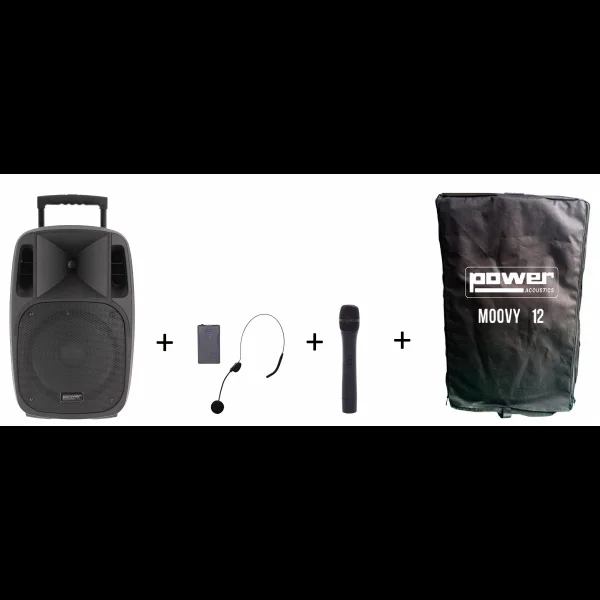 Power Acoustics – Sonorisation MOOVY 12 MK2 + Housse de protection