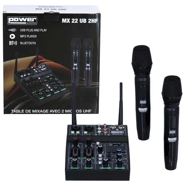 Power Acoustics – Sonorisation MX 22 UB 2HF – Image 2