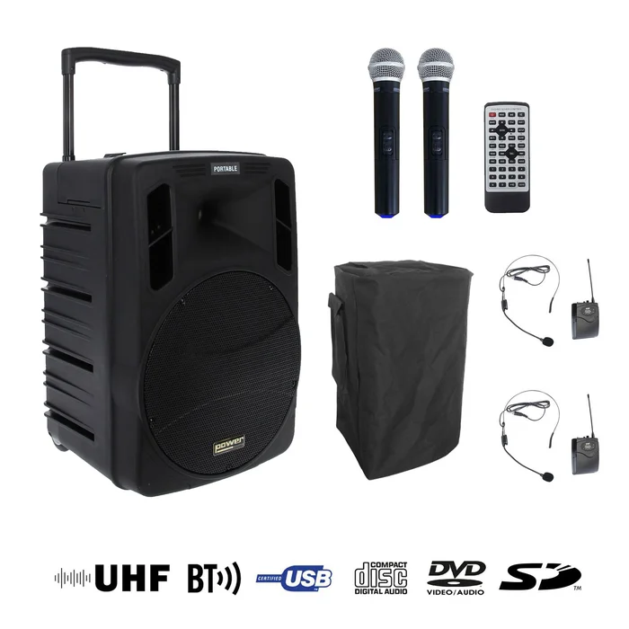 POWER ACOUSTICS SONORISATION CP – Option Enceinte Nomade Premium Lecteur CD