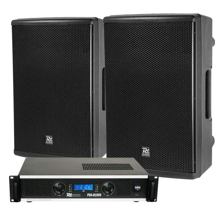 Power Dynamics – Système de Sonorisation Professionnel – Haut-Parleurs 15″ 2800W