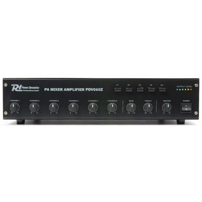 Power Dynamics PDV060Z – Amplificateur 100V 60W, 4 Zones