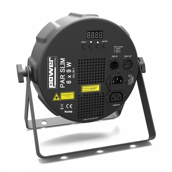 Power Lighting PAR SLIM 6x9W ALL-IN-1 – Image 2