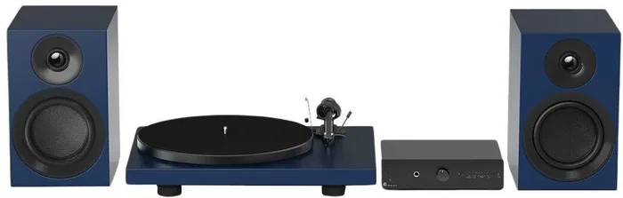 Pro-Ject Colourful Audio System E Satin Steel Blue Kit Turntable