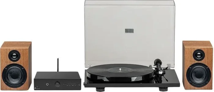 Pro-Ject Stereo Set E Phono Black Walnut Kit Turntable