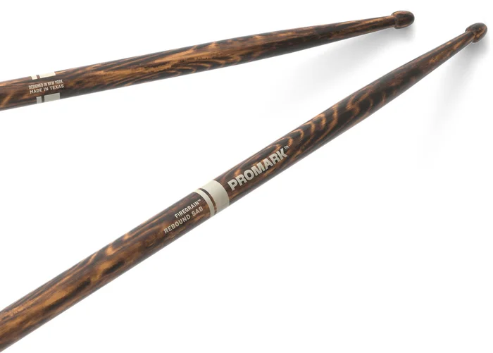 PRO MARK R5ABFG – hickory Rebound 5AB FireGrain, olive en bois en forme de gland