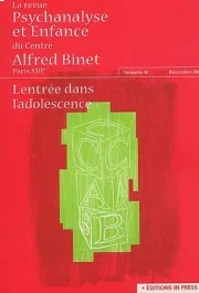 Psychanalyse et Enfance N° 31 Décembre 2002 : L&rsquo;entrée dans l&rsquo;adolescence