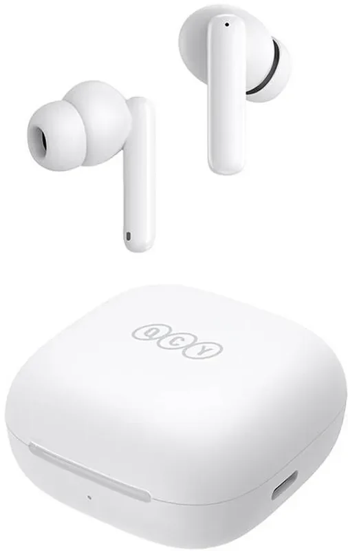QCY T13 ANC White Écouteurs intra-auriculaires sans fil