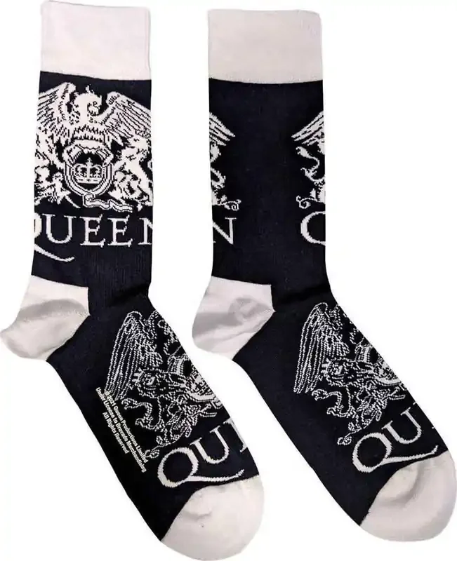 Queen Chaussettes White Crests White 36-40