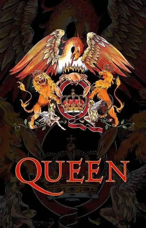 Queen Crest Drapeau