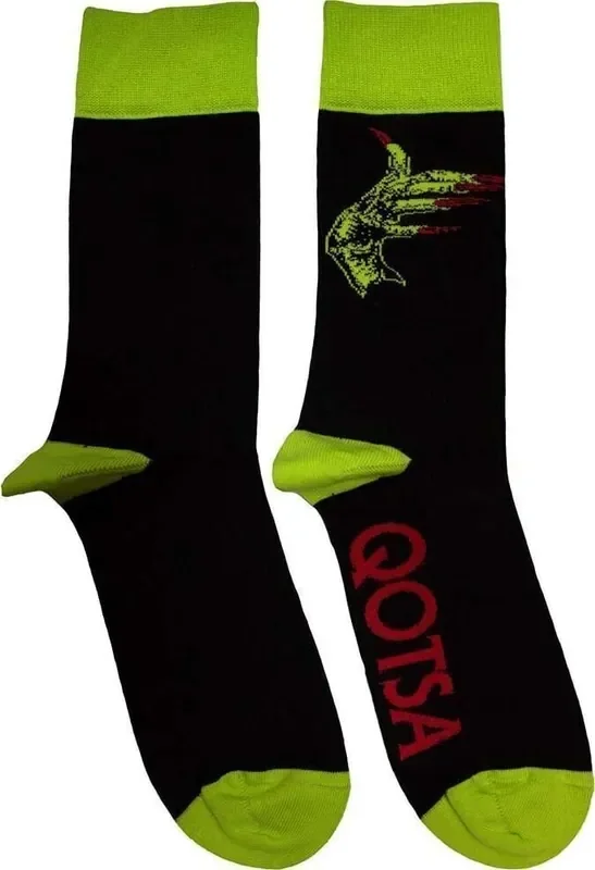 Queens Of The Stone Age Chaussettes Green Hands Black 40-45