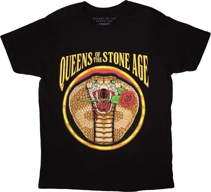 Queens Of The Stone Age T-shirt Cobra Unisex Black L