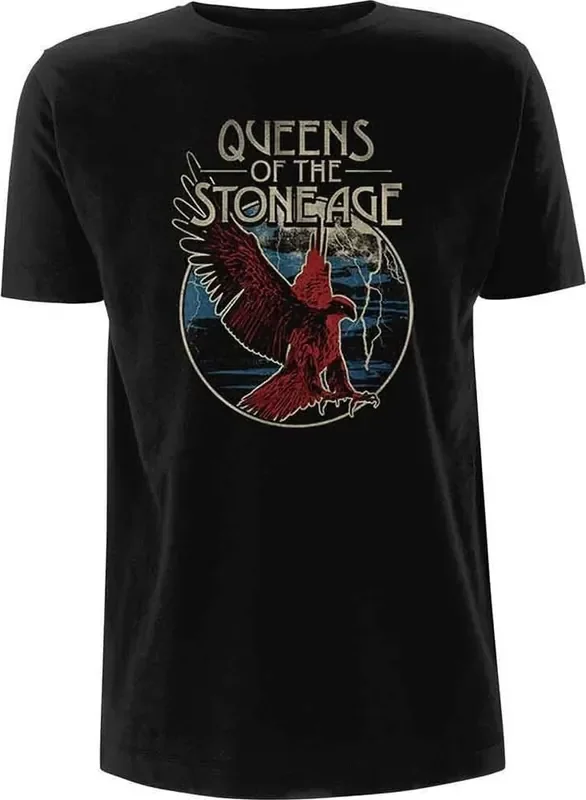 Queens Of The Stone Age T-shirt Eagle Unisex Black S