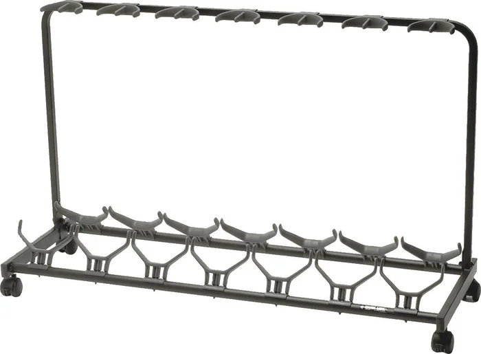 Quiklok GS/471 Stand pour 7 Guitares avec Roulettes