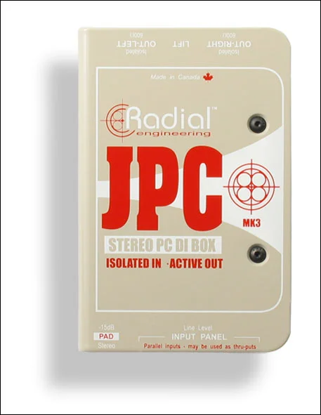 Radial JPC Di Active Pc/cartes Son