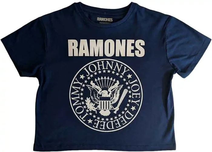 Ramones T-shirt Presidential Seal Ladies Danim Blue XL