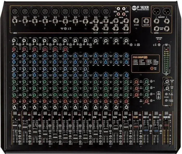 RCF F 16XR Table de mixage analogique