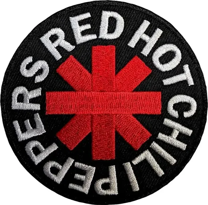 Red Hot Chili Peppers Asterisk Patch thermocollant Black