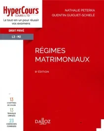 Régimes matrimoniaux. 6e édition