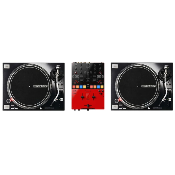 RELOOP Pack Regie DJ Vinyle : RP 7000 MK2 Black + DJM-S5