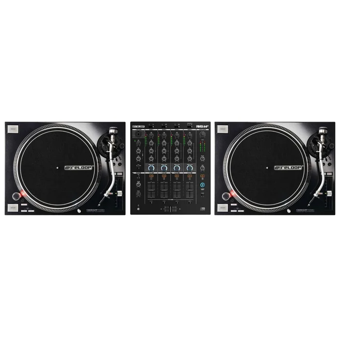 RELOOP Pack Regie DJ Vinyle : RP 7000 MK2 Black + RMX 44BT