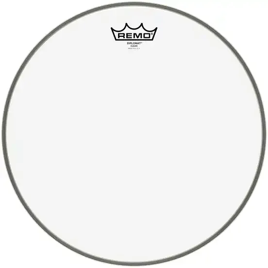 Remo BD-0312-00 Diplomat Clear 12″ Peaux de frappe