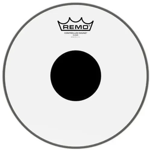 Remo CS-0310-10 Controlled Sound Clear Black Dot 10″ Peaux de frappe