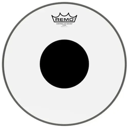 Remo CS-0312-10 Controlled Sound Clear Black Dot 12″ Peaux de frappe