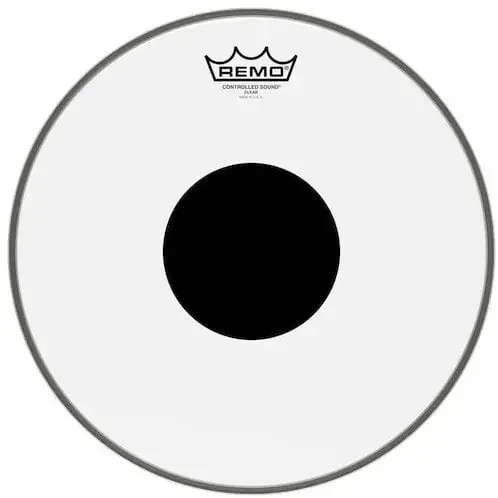 Remo CS-0313-10 Controlled Sound Clear Black Dot 13″ Peaux de frappe