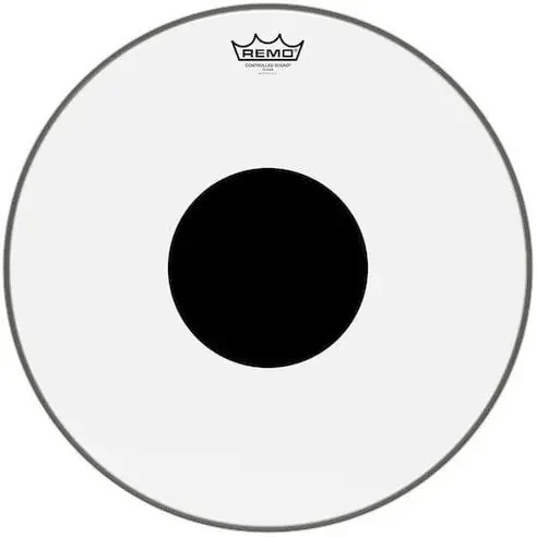 Remo CS-0318-10 Controlled Sound Clear Black Dot 18″ Peaux de frappe
