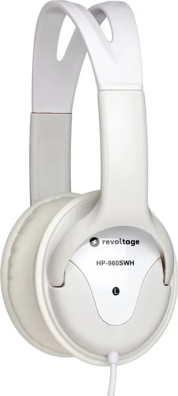 Revoltage HP-960S White Écouteurs supra-auriculaires