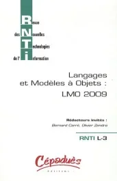 REVUE DES NOUVELLES TECHNOLOGIES DE L&rsquo;INFORMATION-LANGAGES ET MODELES A OBJETS