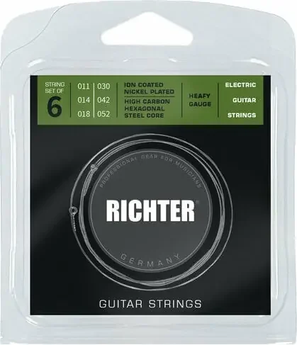 Richter Ion Coated Electric Guitar Strings – 011-052 Cordes pour guitares électriques
