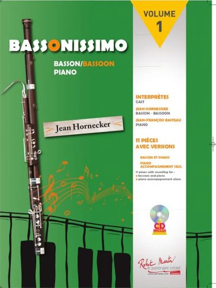 Robert Martin Hornecker Jean – Bassonissimo Vol.1 – Basson & Piano
