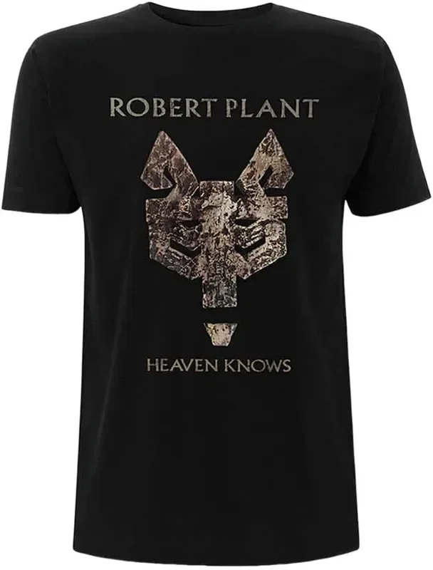 Robert Plant T-shirt Heaven Knows Unisex Black 2XL